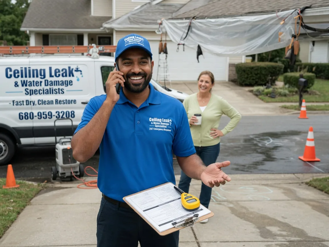 Ceiling Leak Cleanup Elmwood, NE FAQs